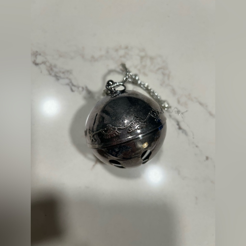 1987 Wallace Sleigh Bell Silverplate Christmas Ornament